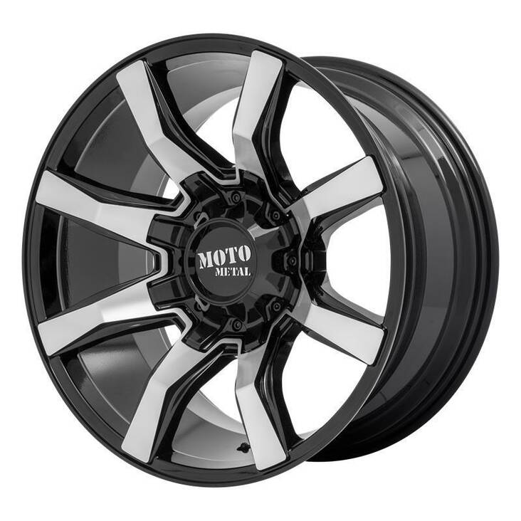MO804 SPIDER GLOSS BLACK MACHINED 9x20 5/139,7/150 ET18 CB110,1 60° - Alumiinivanteet - 327385 - 1