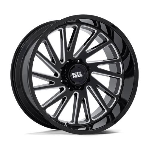 MO811 COMBAT GLOSS BLACK MILLED 12x24 6/139,7 ET-44 CB106.1 60° - Alumiinivanteet - 324885 - 1
