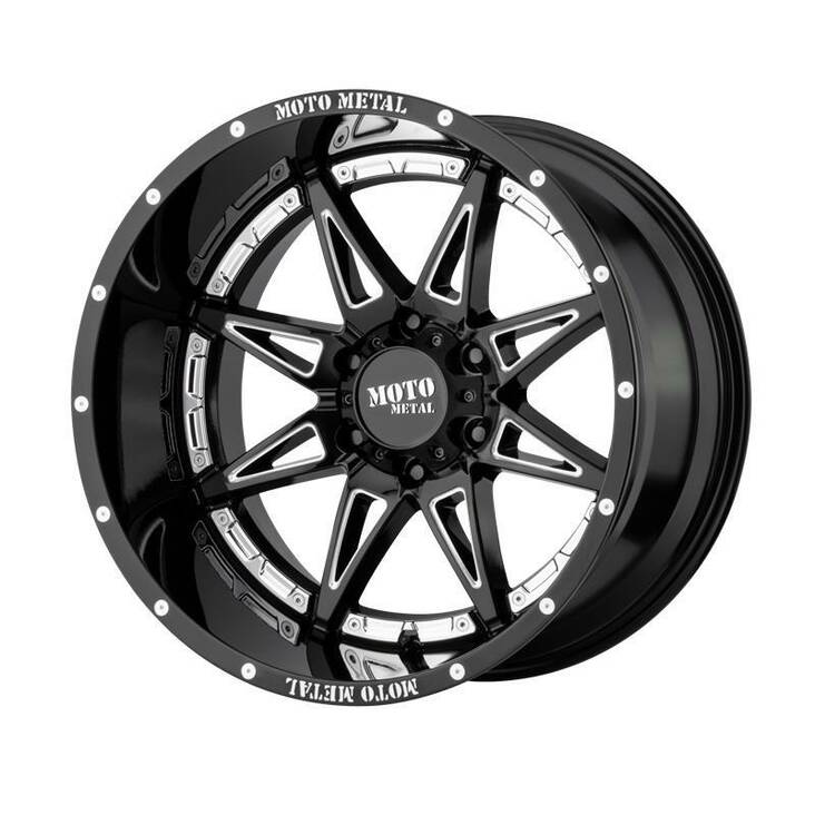 MO993 Gloss Black Milled 8,5x18 6/139,7 ET18 CB106,2 60° - Alumiinivanteet - 238695 - 1
