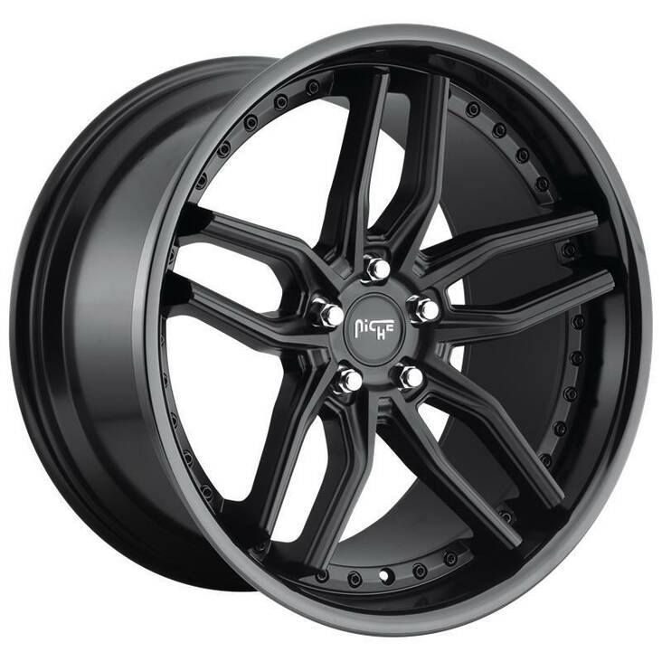 NC194 GLOSS BLACK MATTE BLACK 8,5x19 5/120 ET35 CB72.6 60° - Alumiinivanteet - 246555 - 1