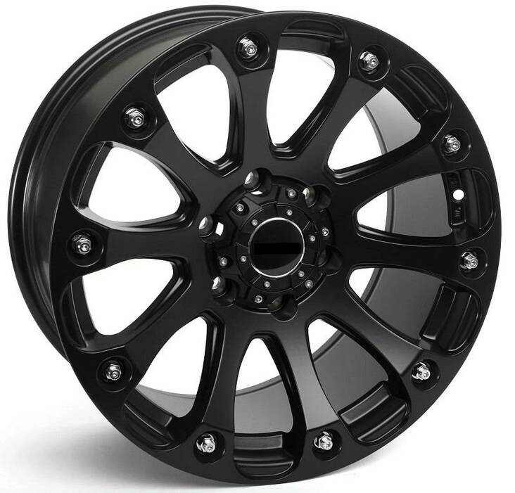 NN107 Flatblack 9x18 6/114,3 ET20 CB66.1 60° - Alumiinivanteet - 321325 - 1