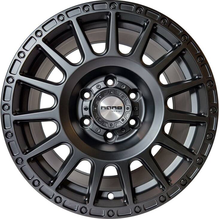 Nano 5877 Full Matt Black 8x17 6/139,7 ET13 CB110,0 60° - Alumiinivanteet - 316575 - 1