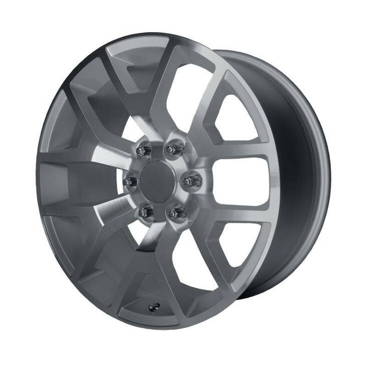 PR169 Silver with Machined Spokes 9x20 6/139,7 ET27 CB78.3 60° - Alumiinivanteet - 271085 - 1