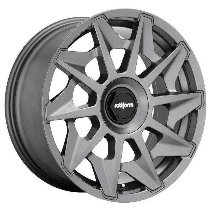 RC128 MATTE ANTHRACITE 8,5x20 5/112/120 ET45 CB72,5 60° - Alumiinivanteet - 289115 - 1