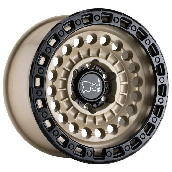 SENTINEL DESERT SAND W/ BLACK RING 9,5x20 6/120 ET12 CB67,1 60° - Alumiinivanteet - 281515 - 1