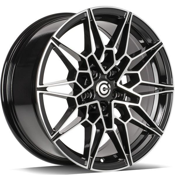 Solid Black Front Polished 8x18 5/112 ET30 CB66,5 60° - Alumiinivanteet - 323305 - 1