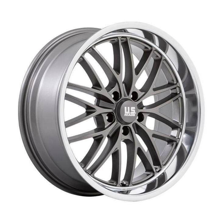 U139 SANTA CRUZ ANTHRACITE W/ DIAMOND CUT LIP 8,5x20 5/120,65 ET6 CB72,6 60° - Alumiinivanteet - 305905 - 1