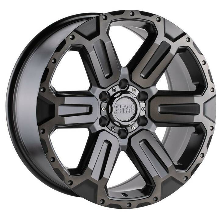WANAKA MATTE GUNMETAL W/ BRUSHED FACE & GUNMETAL T 9x20 6/139,7 ET40 CB112,1 60° - Alumiinivanteet - 328025 - 1