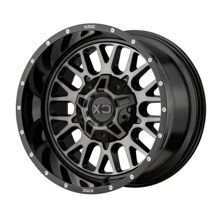 XD842 Gloss Black Gray Tint 10x20 6/135/139,7 ET-18 CB106,2 60° - Alumiinivanteet - 241815 - 1