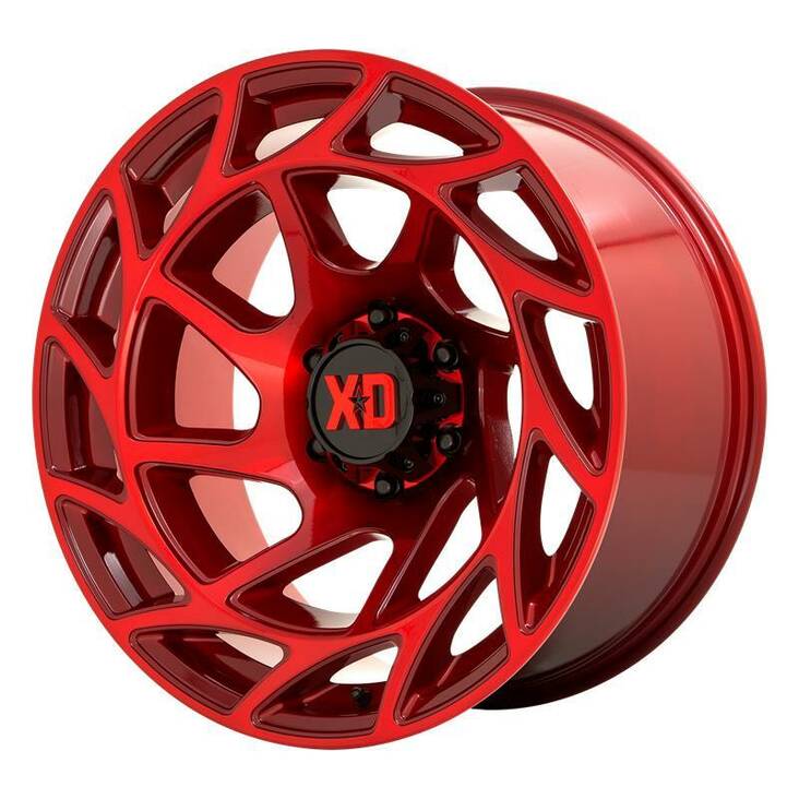XD860 ONSLAUGHT CANDY RED 12x22 5/127 ET-44 CB71,5 60° - Alumiinivanteet - 310555 - 1