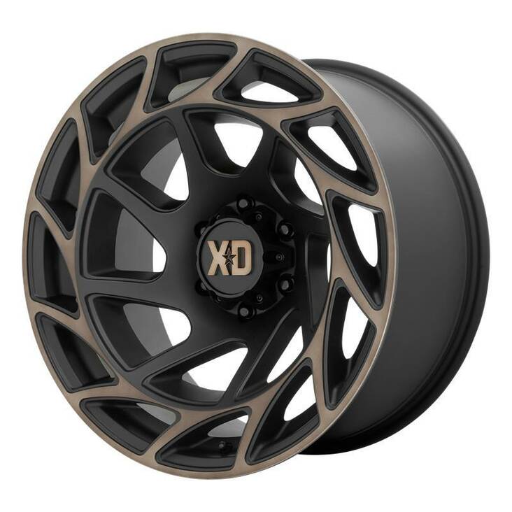 XD860 ONSLAUGHT SATIN BLACK W/ BRONZE TINT 9x17 6/139,7 ET-12 CB106,1 60° - Alumiinivanteet - 327885 - 1