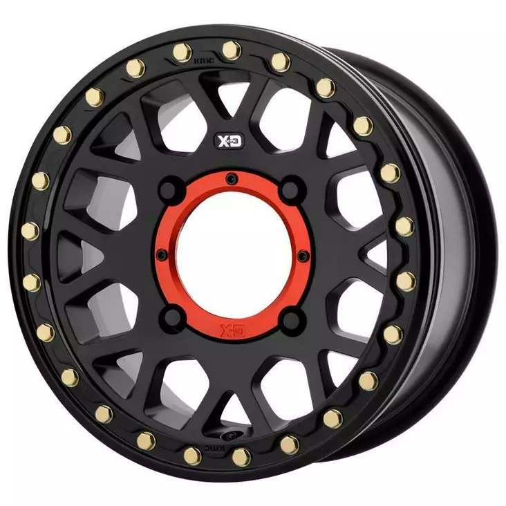 XS235 Satin Black 6x15 4/137 ET38 CB112,0 60° - Alumiinivanteet - 237835 - 1