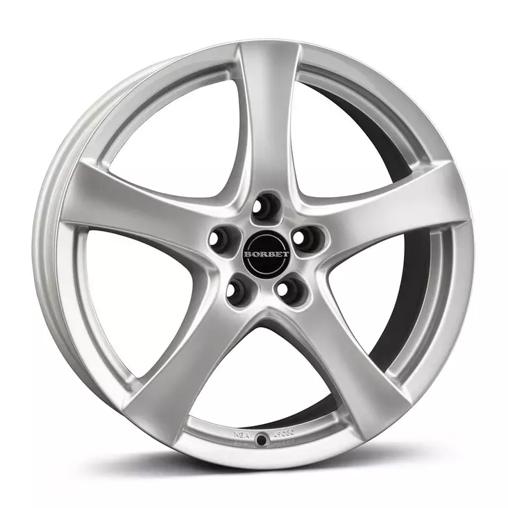 BORBET F brilliant silver 6x15 4/100 ET35 CB64,0 60° - Alumiinivanteet - 340135 - 1