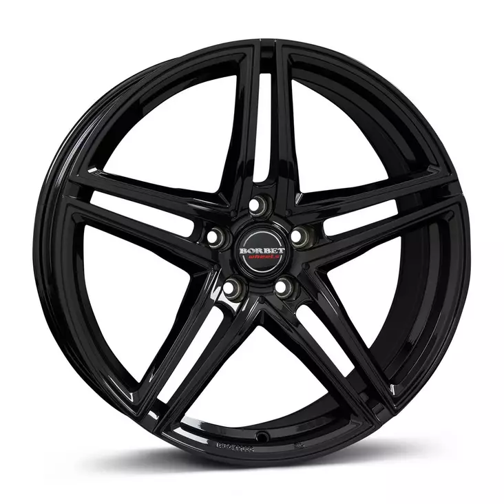 BORBET XRT Black Glossy 8,5x19 5/112 ET40 CB72,6 60° - Alumiinivanteet - 340575 - 1