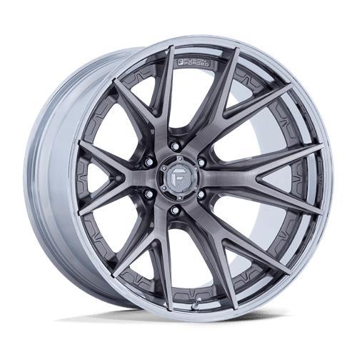 FC402 CATALYST PLATINUM W/ CHROME LIP 12x24 6/139,7 ET-44 CB106,1 60° - Alumiinivanteet - 341215 - 1