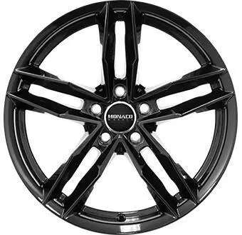 RR8M Gloss Black 8x18 5/112 ET35 60° - Alumiinivanteet - 360815 - 1