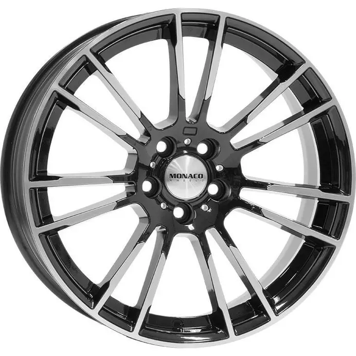 MC8 Gloss Black Polished 8x18 5/112 ET30 60° - Alumiinivanteet - 360825 - 1