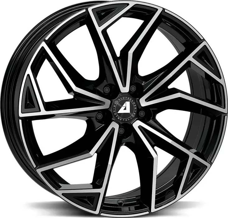 ALUTEC ADX.02 Diam Black Pol 9x20 5/108 ET38.5 CB70.1 60° - Alumiinivanteet - 344525 - 1