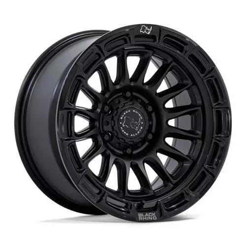 BR025 RIVAL MATTE BLACK W/ GLOSS BLACK LIP 8,5x17 6/139,7 ET10 CB106.1 60° - Alumiinivanteet - 353815 - 1