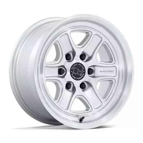 BR032 ECHO GLOSS SILVER W/ MACHINED FACE 9x18 8/165,1 ET12 CB125.1 60° - Alumiinivanteet - 368595 - 1