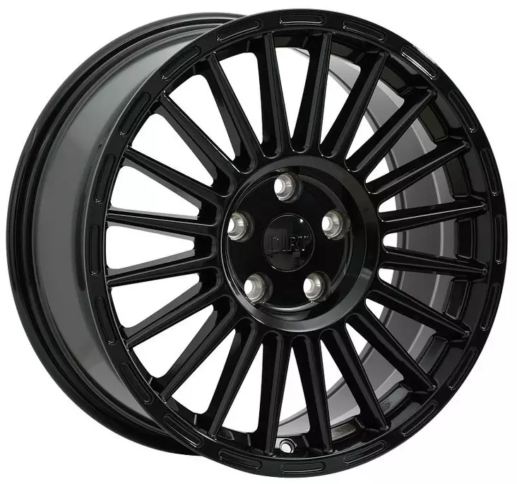 D75 Glossblack 8x17 5/120 ET45 CB74.1 60° - Alumiinivanteet - 362995 - 1