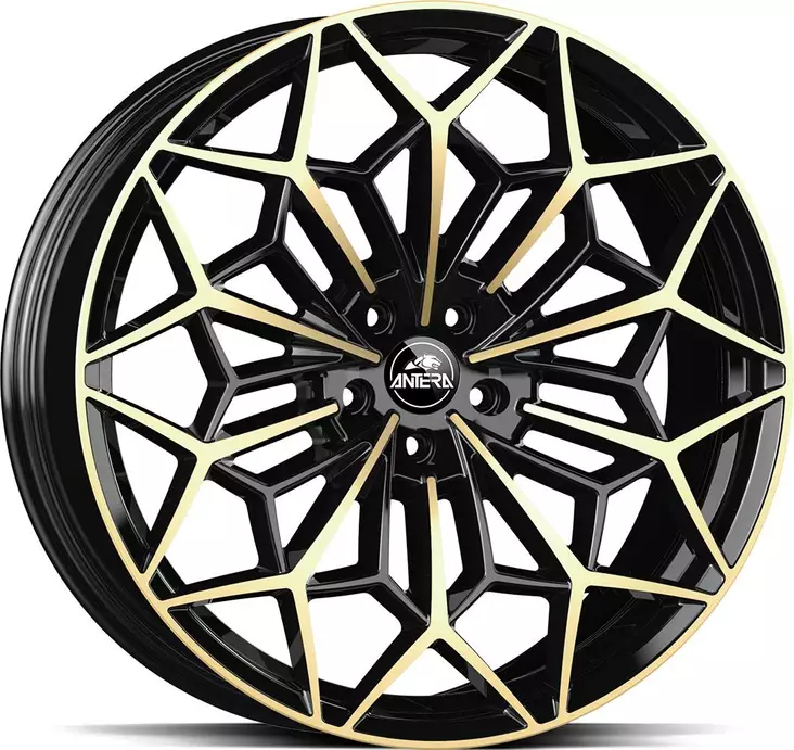 GMP A105 Piano Black Champagne 10,5x22 5/112 ET35 CB66.6 60° - Alumiinivanteet - 349275 - 1