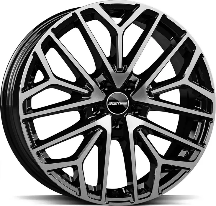 GMP Materia Black Diamond 9x22 5/130 ET28 CB66.5 R14 - Alumiinivanteet - 367895 - 1