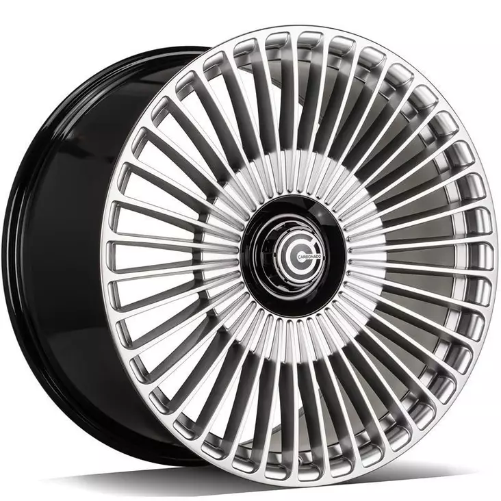 Hurricane Diamond Hyper Silver 9,5x20 5/112 ET45 CB66.6 60° - Alumiinivanteet - 363485 - 1