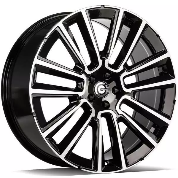 Knockout Black Front Polished 8x19 5/108 ET42 CB67.1 60° - Alumiinivanteet - 363165 - 1