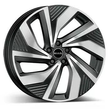 MAK Electra Black Mirror 9x21 5/112 ET42 CB57,1 R13 - Alumiinivanteet - 352325 - 1