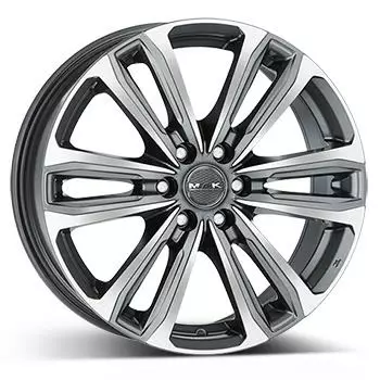 MAK Safari Gun Met-Mirr. 7,5x18 6/120 ET47 CB74,5 60° - Alumiinivanteet - 365285 - 1