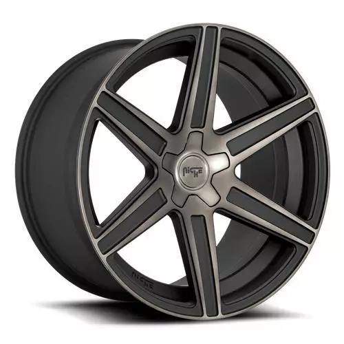 MATTE MACHINED DOUBLE DARK TINT 10,5x20 5/112 ET40 CB66,5 60° - Alumiinivanteet - 360015 - 1