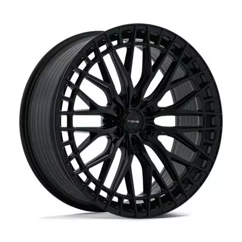 NC288 GENOA GLOSS BLACK 9,5x22 6/120 ET38 CB66.9 60° - Alumiinivanteet - 369835 - 1