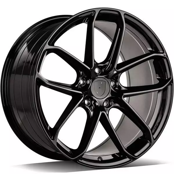 Prime Black Glossy 9,5x21 5/130 ET46 CB71.6 60° - Alumiinivanteet - 373225 - 1