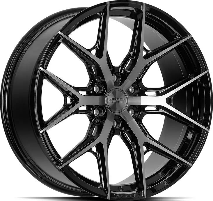 VOSSEN HF6.4 Tinted Gloss Black 9x17 6/135 ET0 CB87.1 60° - Alumiinivanteet - 334655 - 1