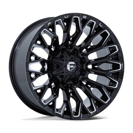 FC865 STRIKE GLOSS BLACK MILLED 10x22 8/180 ET-18 CB124.2 60° - Alumiinivanteet - 331746 - 1