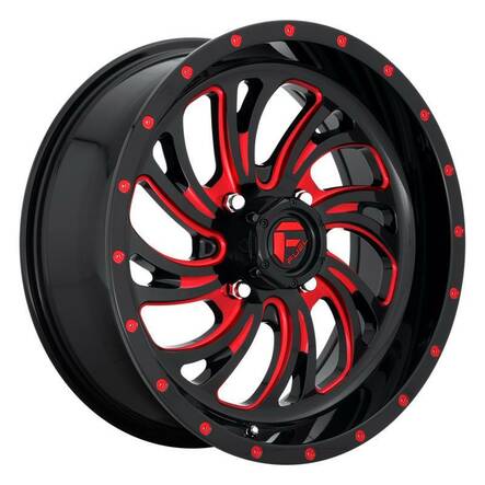 FV642 GLOSS BLACK RED TINTED CLEAR 7x20 4/156 ET13 CB132.0 60° - Alumiinivanteet - 243066 - 1