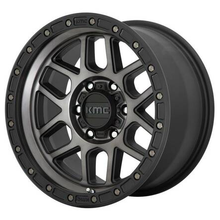 KM544 Satin Black With Gray Tint 9x20 8/170 ET0 CB125.5 60° - Alumiinivanteet - 258066 - 1
