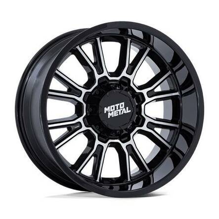 MO810 LEGACY GLOSS BLACK MACHINED 10x20 8/180 ET-18 CB124.2 60° - Alumiinivanteet - 323336 - 1