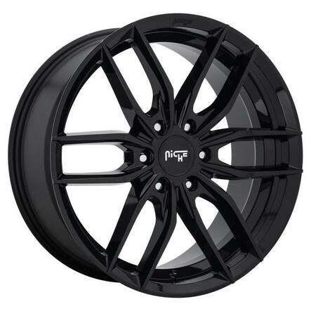 NC209 GLOSS BLACK 9x20 6/135 ET20 CB87.1 60° - Alumiinivanteet - 252276 - 1