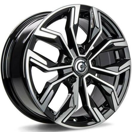Price Black Front Polished 7x17 4/100 ET38 CB67.1 60° - Alumiinivanteet - 323906 - 2