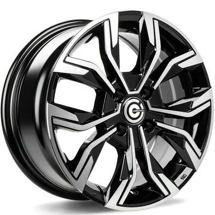 Price Black Front Polished 7x17 4/100 ET38 CB67.1 60° - Alumiinivanteet - 323906 - 1