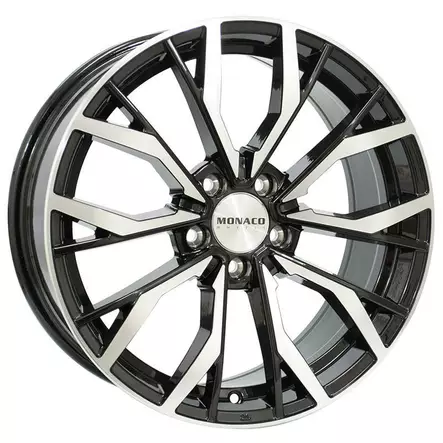 GP5 Gloss Black Polished 8x19 5/112 ET45 60° - Alumiinivanteet - 360886 - 1