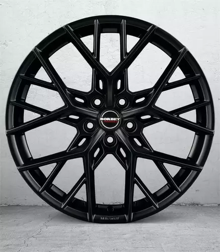 BY Matt Black 8x18 5/108 ET45 60° - Alumiinivanteet - 360986 - 1