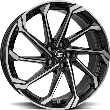 BROCK RC36 Black Full Pol 7,5x20 5/112 ET46 CB57.1 60° - Alumiinivanteet - 373506 - 1