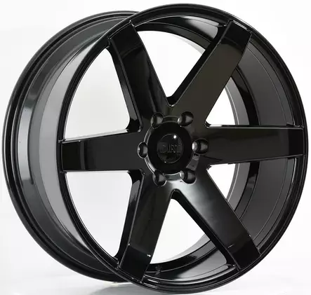D51 Glossblack 10x24 6/139,7 ET18 CB106.1 60° - Alumiinivanteet - 374076 - 1