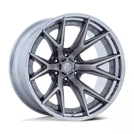 FC402 CATALYST PLATINUM W/ CHROME LIP 12x22 8/170 ET-44 CB125.1 60° - Alumiinivanteet - 344566 - 1