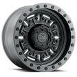 ABRAMS TEXTURED MATTE GUNMETAL 9,5x17 8/170 ET-18 CB125,1 60° - Alumiinivanteet - 288246 - 1