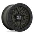 BARRICADE OLIVE DAB GREEN W/ BLACK ROCK GUARD 8,5x17 6/114,3 ET0 CB76,1 60° - Alumiinivanteet - 294406 - 1