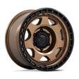 BR018 VOYAGER MATTE BRONZE W/ M-BLACK LIP 8,5x17 6/139,7 ET0 CB106,1 60° - Alumiinivanteet - 336316 - 1